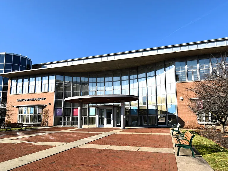 Montclair Public Library directly across the street!