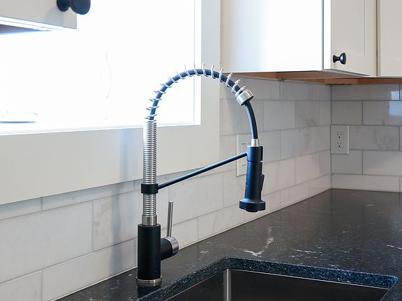 New faucet and granite countertops