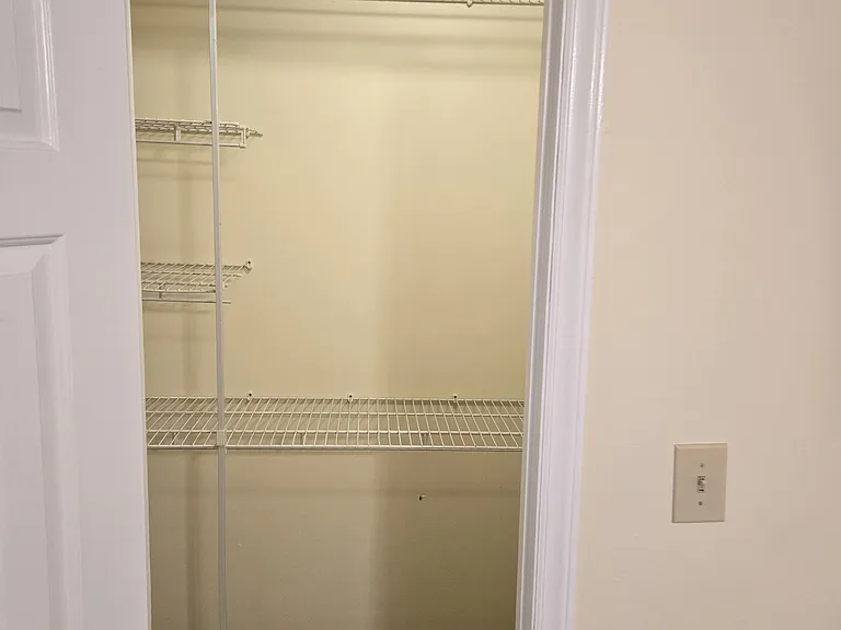 Shelving in master closets