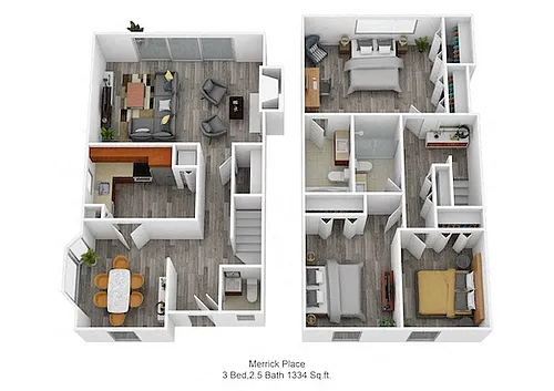 Floor plan The Transylvania Townhome
