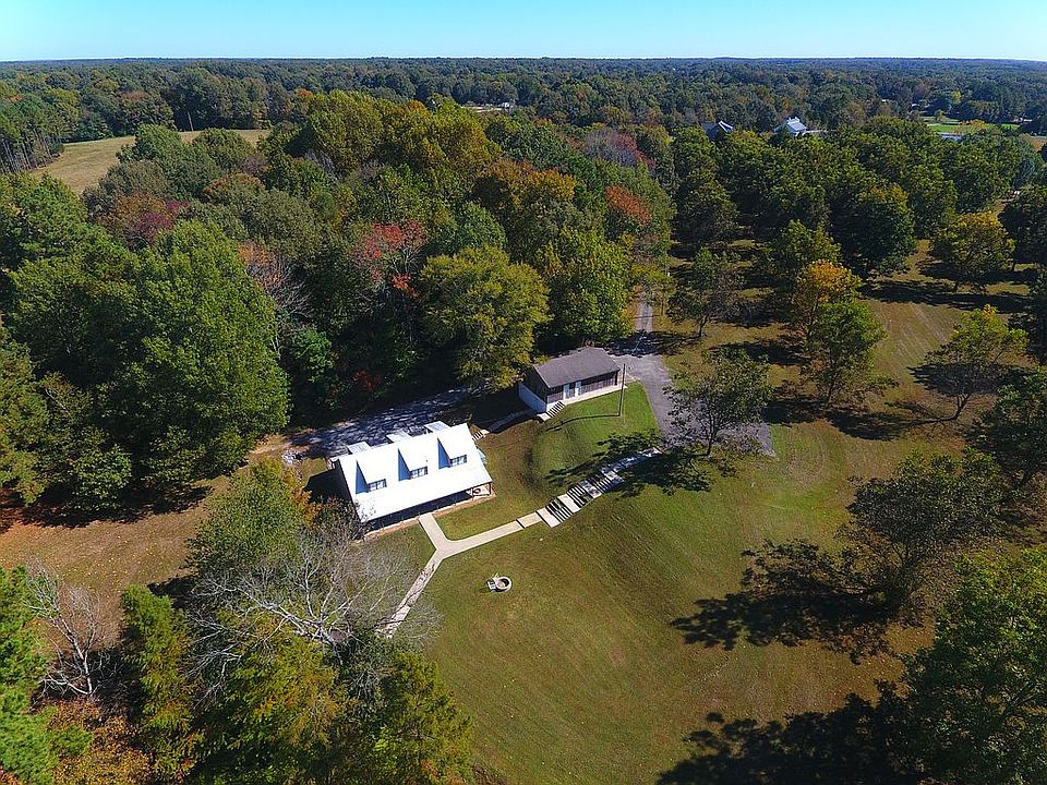 Aerial of house.