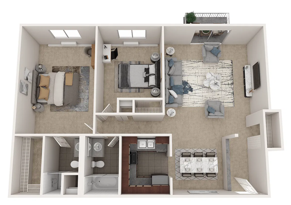 Floor plan Dearborn