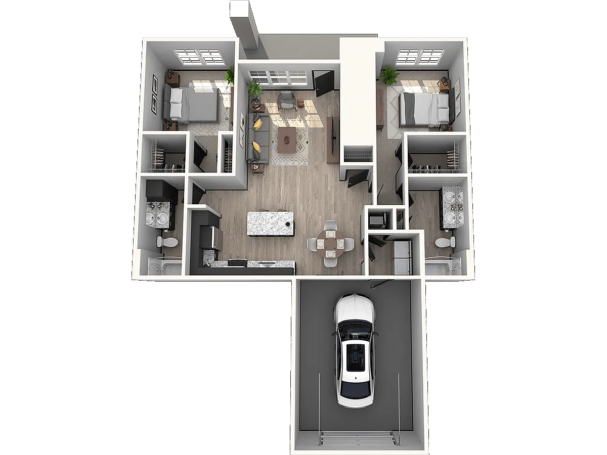 Floor plan Longs Peak (Garage)