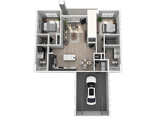 Floor plan Longs Peak (Garage)