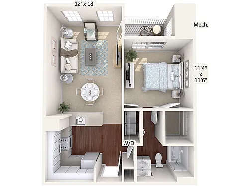 Floor plan A2-Std-Upper