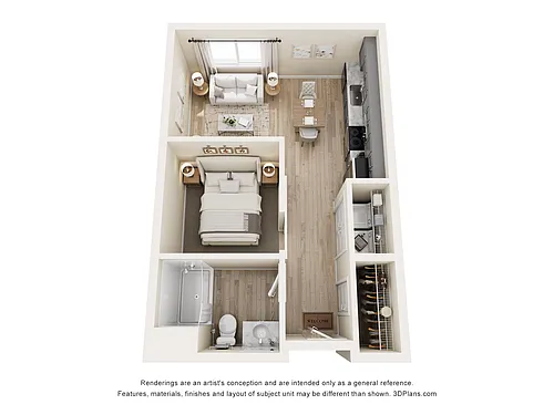 Floor plan Oaks II Acorn ADA