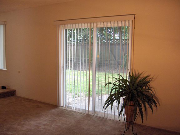 Family room and entrance to backyard