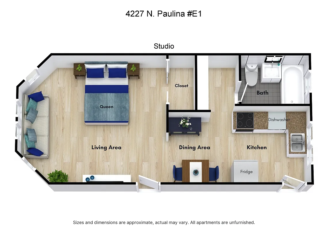 Floor plan Studio