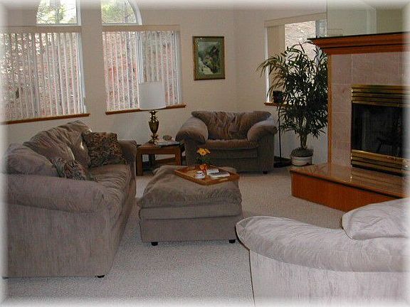 Living Room with Fireplace