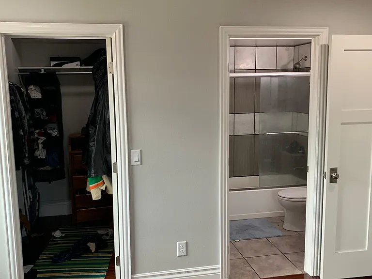 Master Bedroom Walk In Closet and Master Bathroom