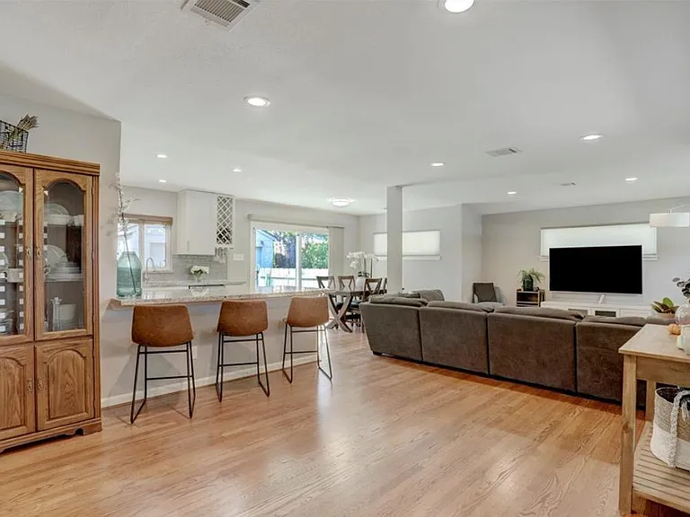 Entering this loving open concept home