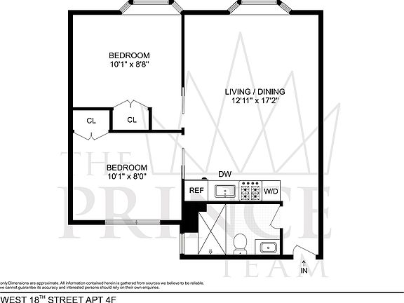 2nd image of 350 W 18th St APT 4F