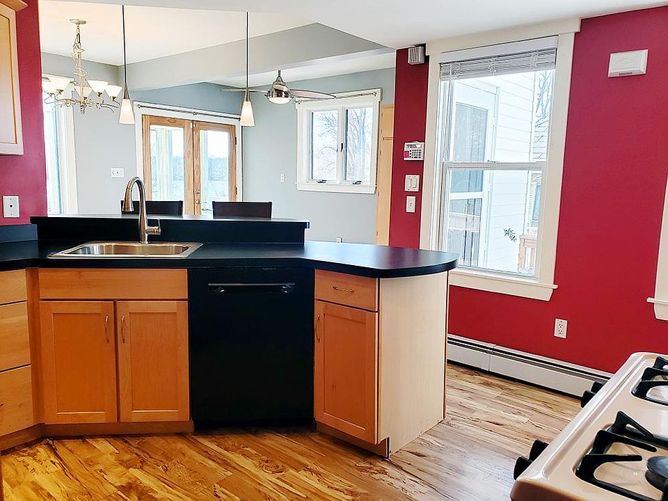 Looking through Kitchen and Dining Room toward Screen Porch.