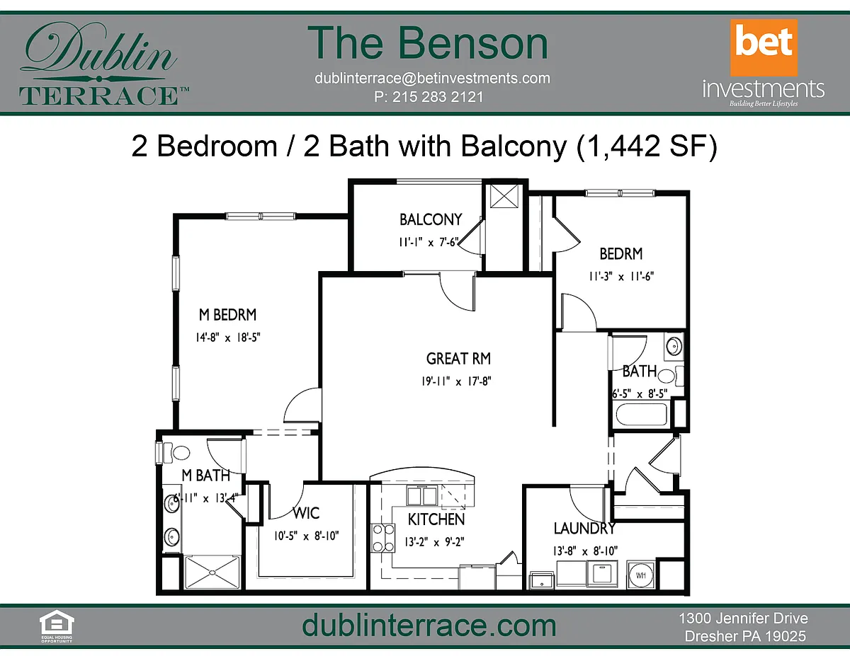Floor plan Benson