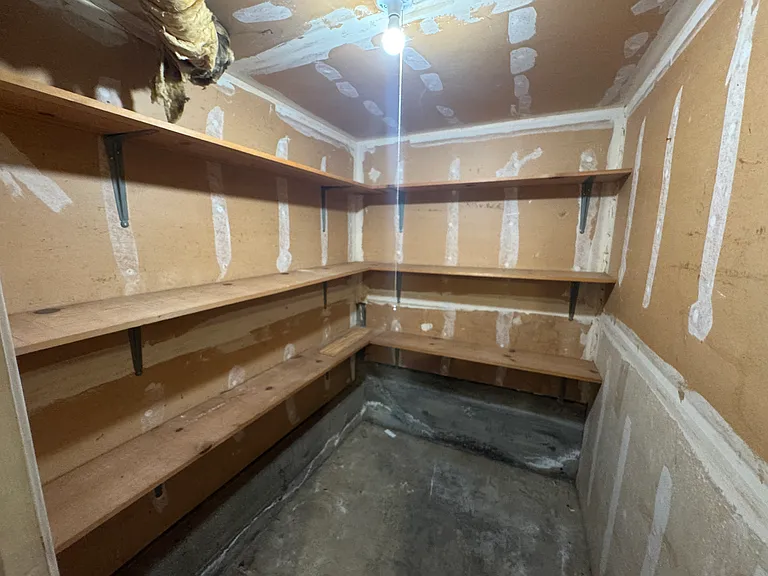 Unit 58's lockable storage closet.