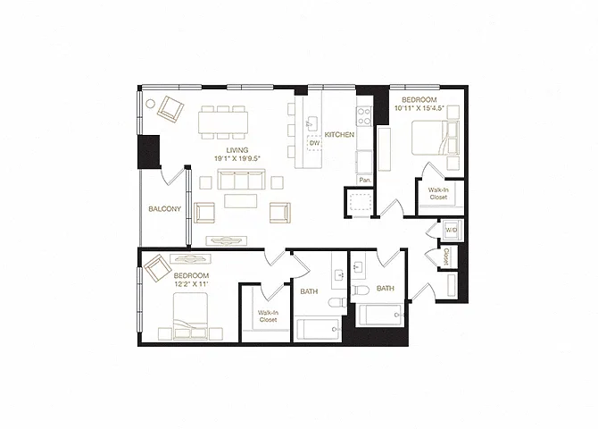 Floor plan Lafayette