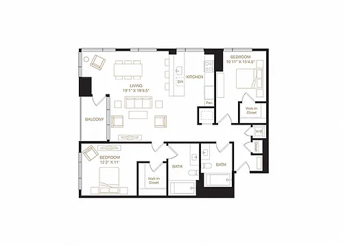 Floor plan Lafayette