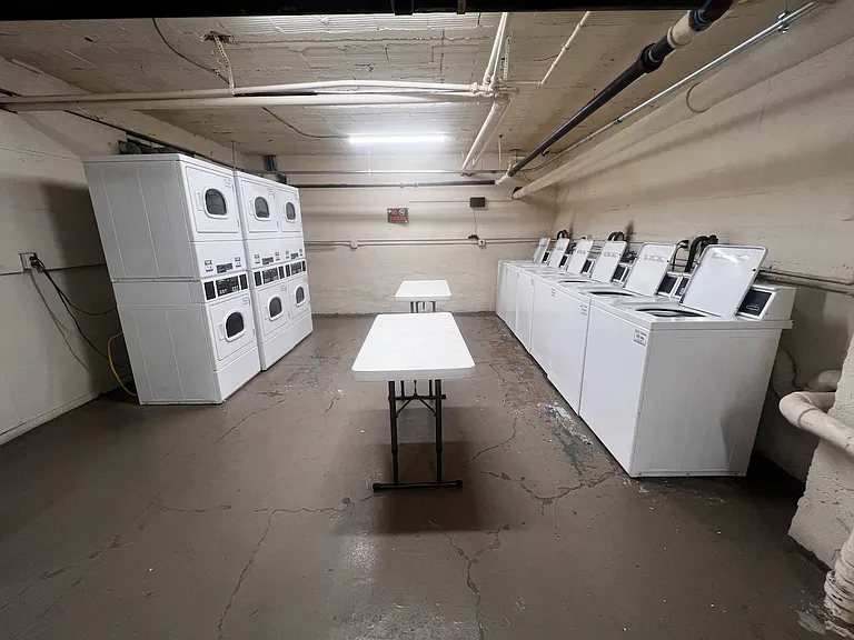 Laundry room in basement.