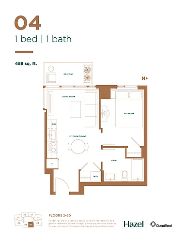 Floor plan 704
