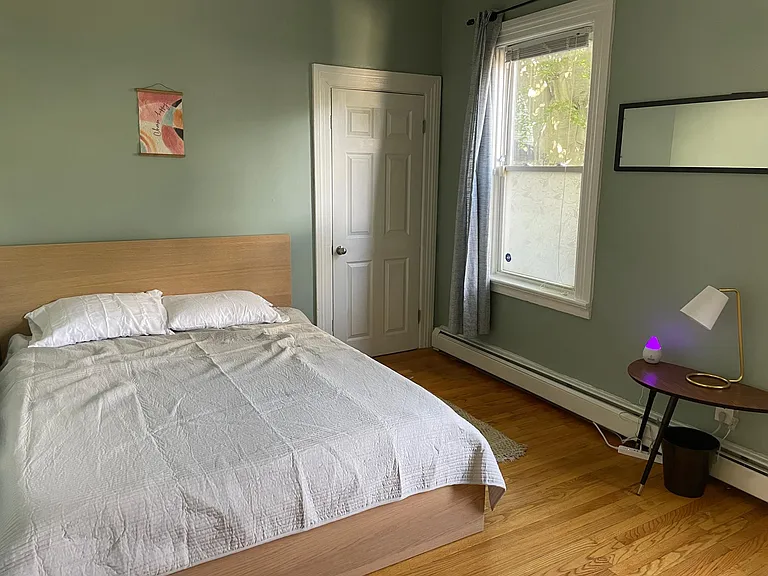 Primary bedroom with three closets