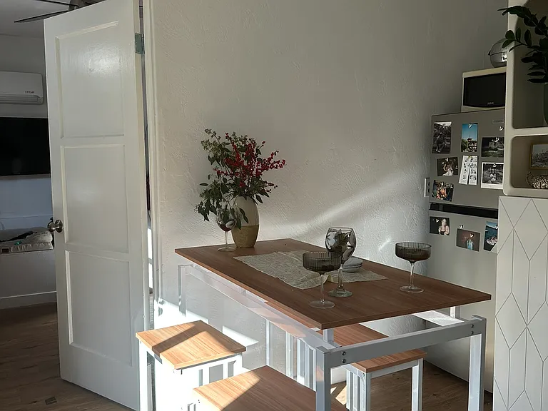 room for a smaller kitchen table