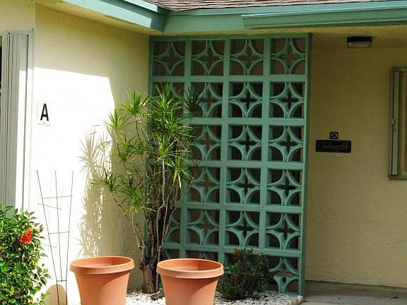 Entrance to villa
