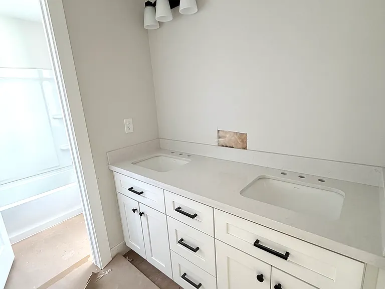 Newly remodeled upstairs bathroom