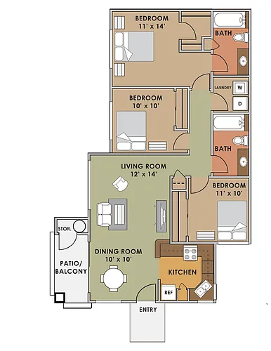 Floor plan C1R