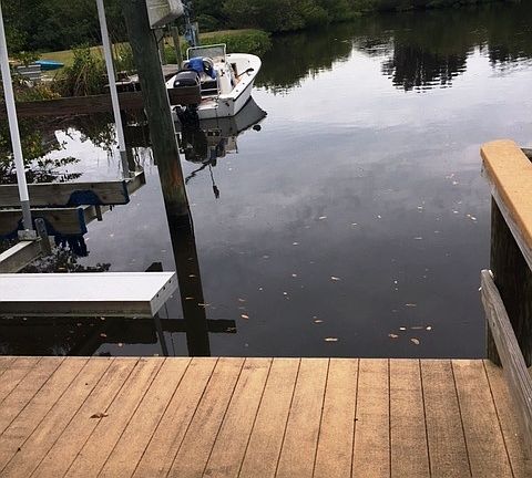 view from the dock
