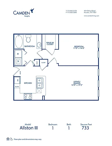Floor plan The Allston III