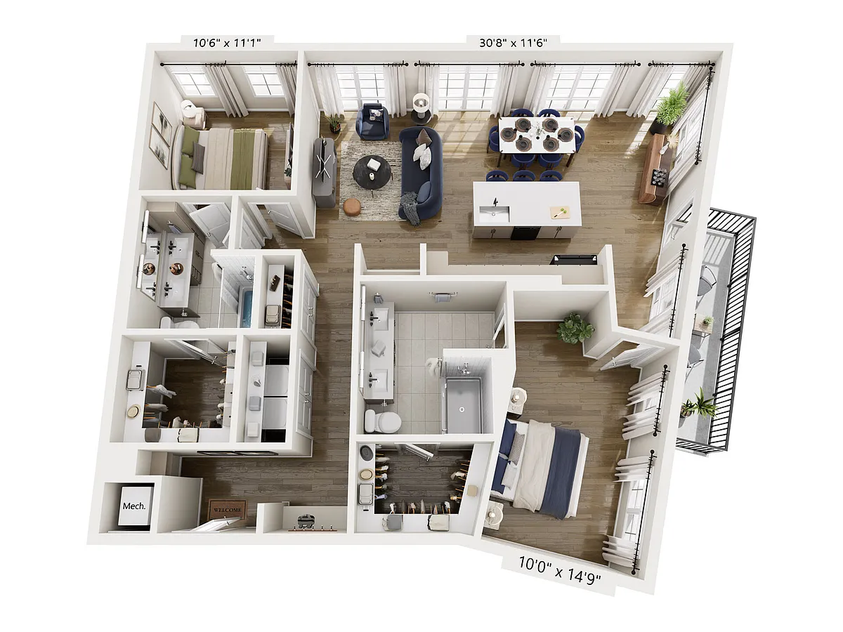 Floor plan B2