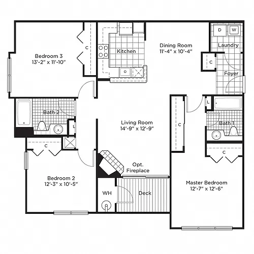 Floor plan C1