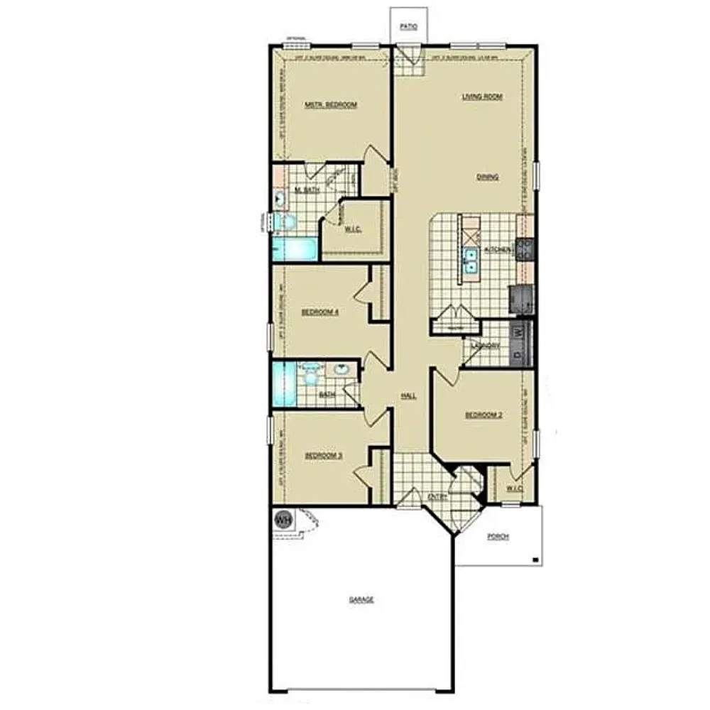 Floorplan - 11636 Casey Dr