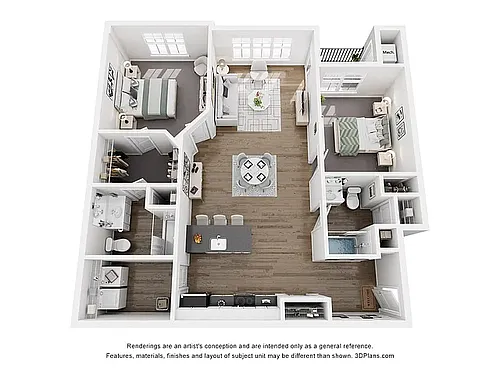 Floor plan The Wright