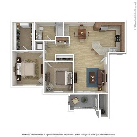 Floor plan Blacker