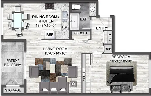 Floor plan Oak