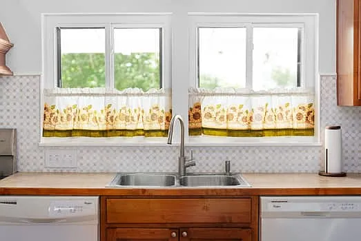 Windows over kitchen sink