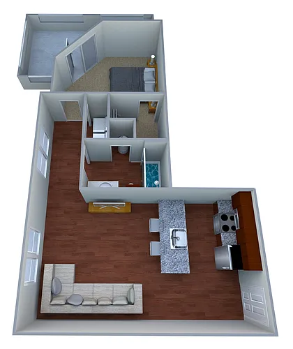 Floor plan Legacy 1-H - Phase II