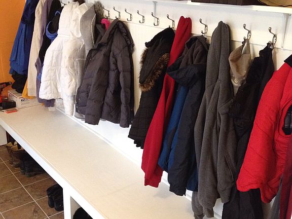 Custom Mudroom bench