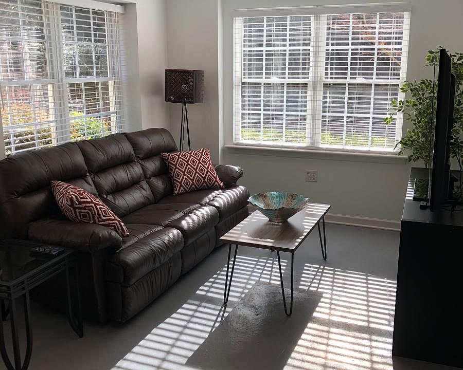 Comfortable living area with lots of Sunlight