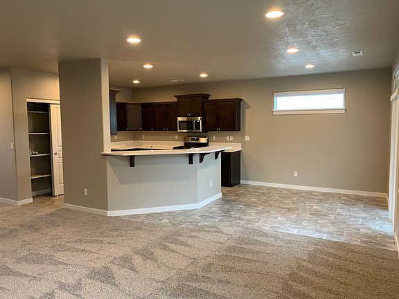 kitchen, dining room view