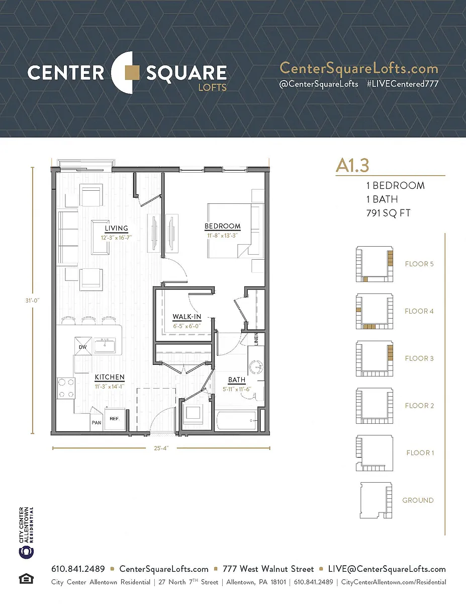 Floor plan A13