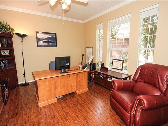 Study with French doors.