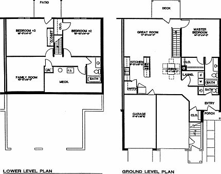 3 bedroom floorplan