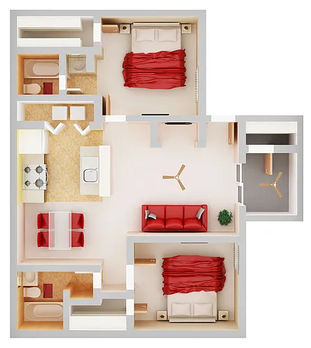 Floor plan Scarlet Maple