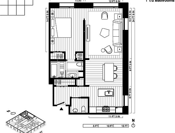 2nd image of 345 W 14th St APT 7C