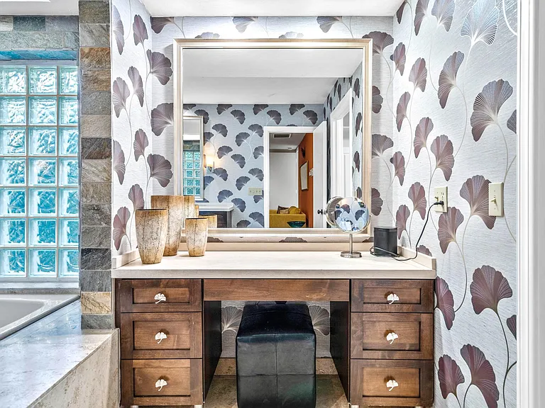 Vanity area in master bath.
