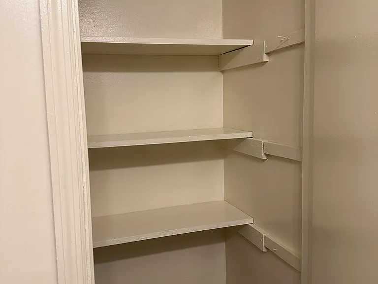 Bathroom linen closet