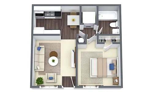 Floor plan The Barns at 200