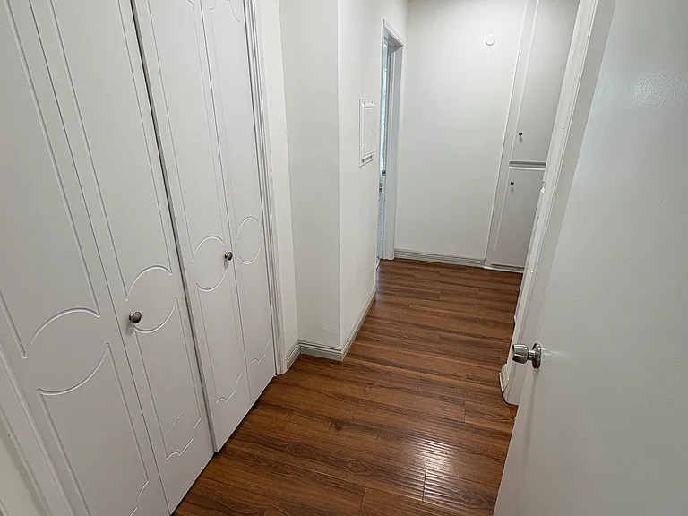 Plenty of hallway storage